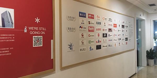 合作企业展示墙